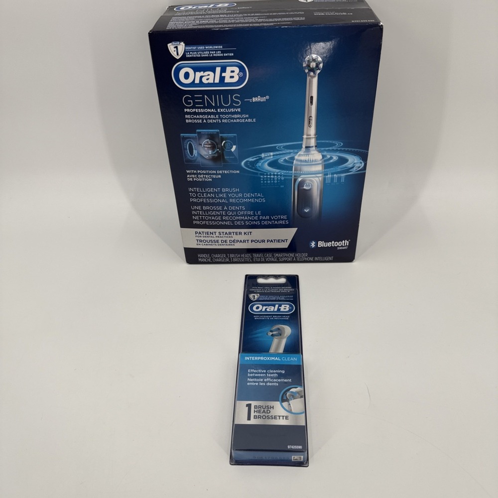 Oral-B Genius Rechargeable Electric Toothbrush New & Unopened w/1 Brush Head